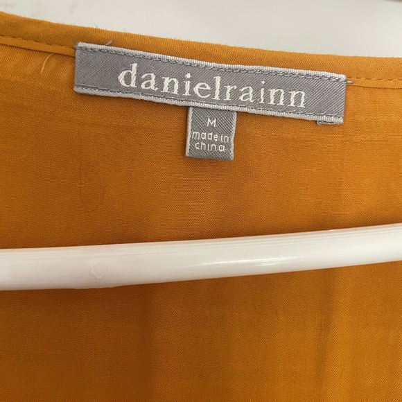 Daniel Rainn via Anthropologie Sz M Gold Autumnal Dress - Picture 3 of 5